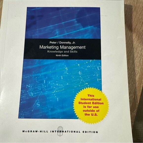 Marketing Management Soft Cover J. Paul, Donnelly, James H., Jr. P 9th  Edition - Picture 1 of 6